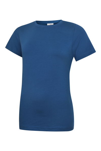 Uneek-Clothing-Ladies Classic Crew Neck T-Shirt, königsblau