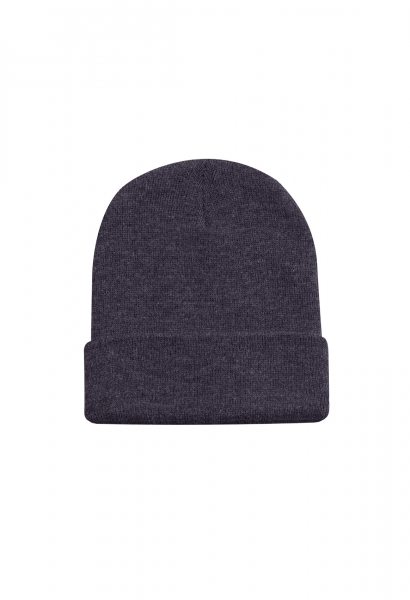 Uneek-Heavyweight Cuffed Beanie, charcoal