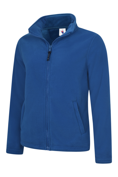 Uneek-Clothing-Ladies Classic Full Zip Micro Fleece Jacket, royal