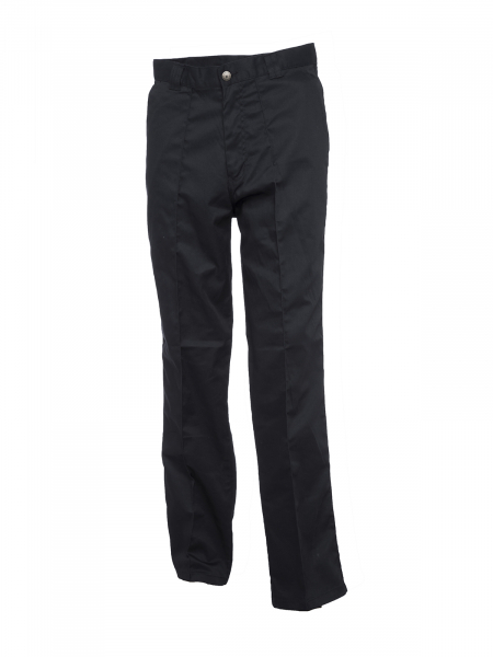 Uneek-Clothing-Workwear Trouser Long, Länge: 33, schwarz