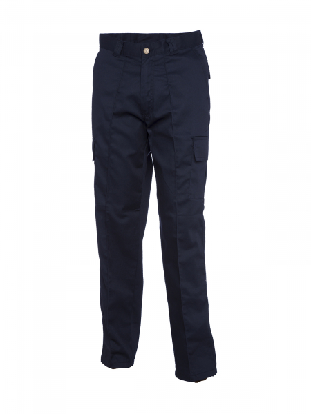 Uneek-Clothing-Cargo Trouser Long, Länge: 33, marineblau