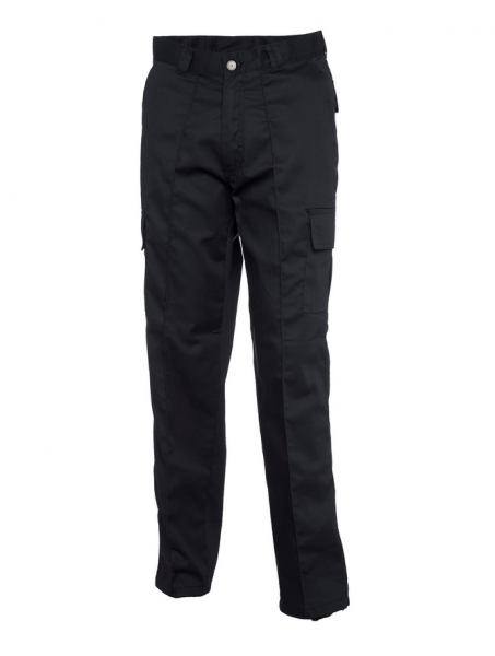 Uneek-Clothing-Cargo Trouser Regulär, Länge: 31, schwarz