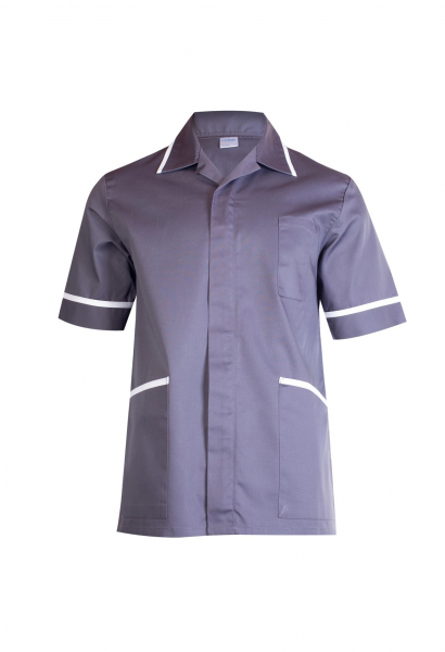 Uneek-Clothing-Herren-Premium Kasack, convoy grau