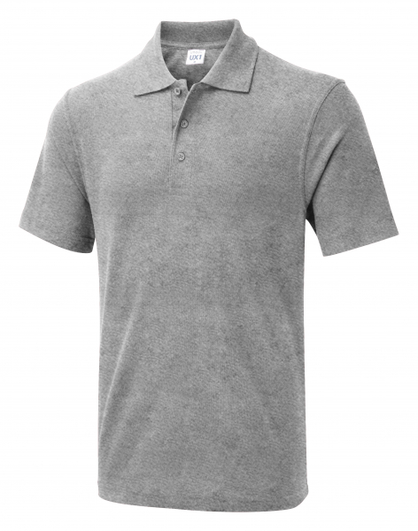 Uneek-Clothing-UX POLO, heather grey