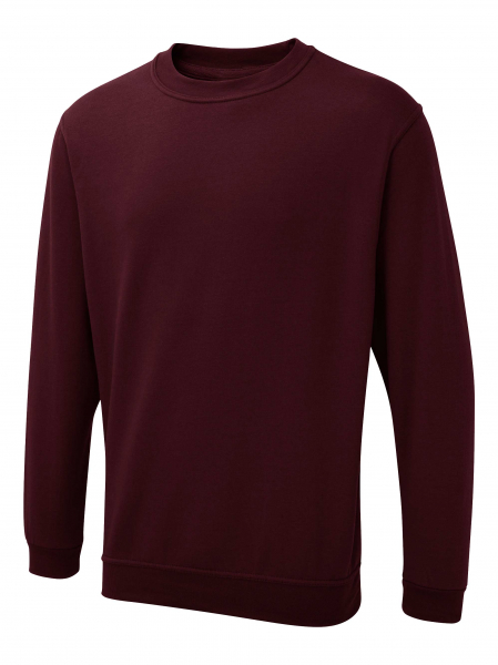 Uneek-Clothing-UX Sweatshirt, maroon