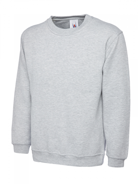 Uneek-Clothing-Kinder Sweatshirt, heather grey