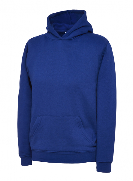 Uneek-Clothing-Kinder Hooded Sweatshirt, royal