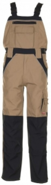 PLANAM-Workwear, Arbeits-Berufs-Latz-Hose, MG Plaline sand/schwarz