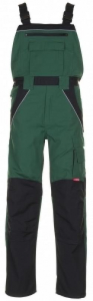 PLANAM-Workwear, Arbeits-Berufs-Latz-Hose, MG Plaline grün/schwarz