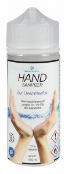 HAND-SANITIZER-Hygiene, Handdesinfektion - Hände-Desinfektionsmittel, 120 ml