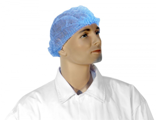 GOFOOD Klipphauben, PP-Vlies, blau, 52 cm, Beutel á 100 Stück