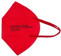 PSA-FFP2-Maske, Einwegmaske, Atemschutz, Mundschutz, rot, VE = 10 Stück
