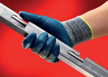 ANSELL-ARBEITSHANDSCHUHE, HYFLEX, 11-501, blau/grau