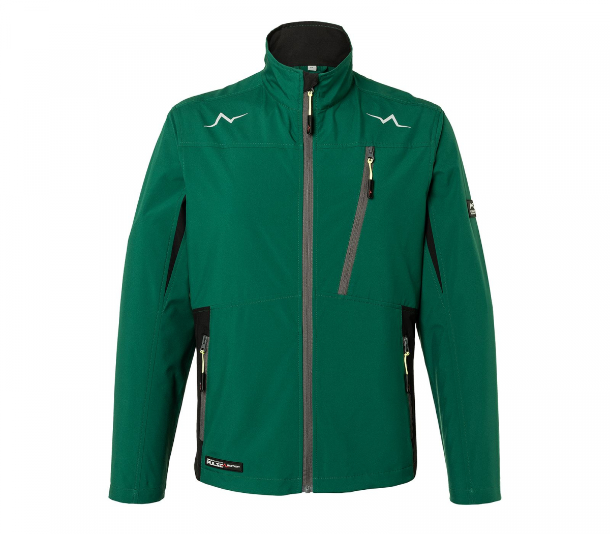 KÜBLER-PULSE ECO Ultraschall Jacke, 125 g/m², moosgrün/schwarz
