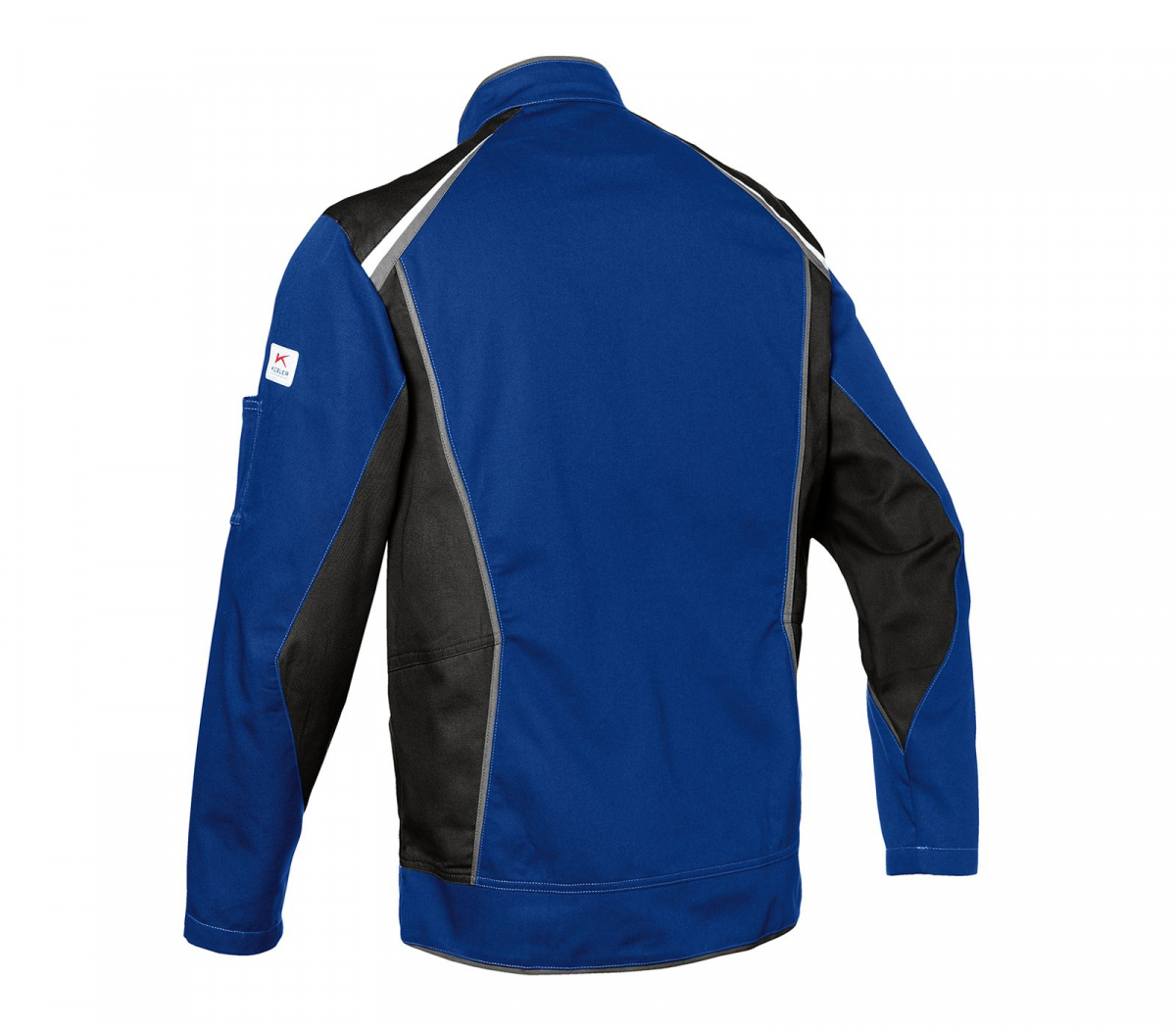 KÜBLER-ICONIQ cotton Jacke, kornblau/schwarz