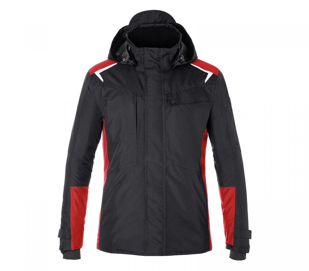 KÜBLER BODYFORCE Hardshelljacke PSA 2, schwarz/mittelrot
