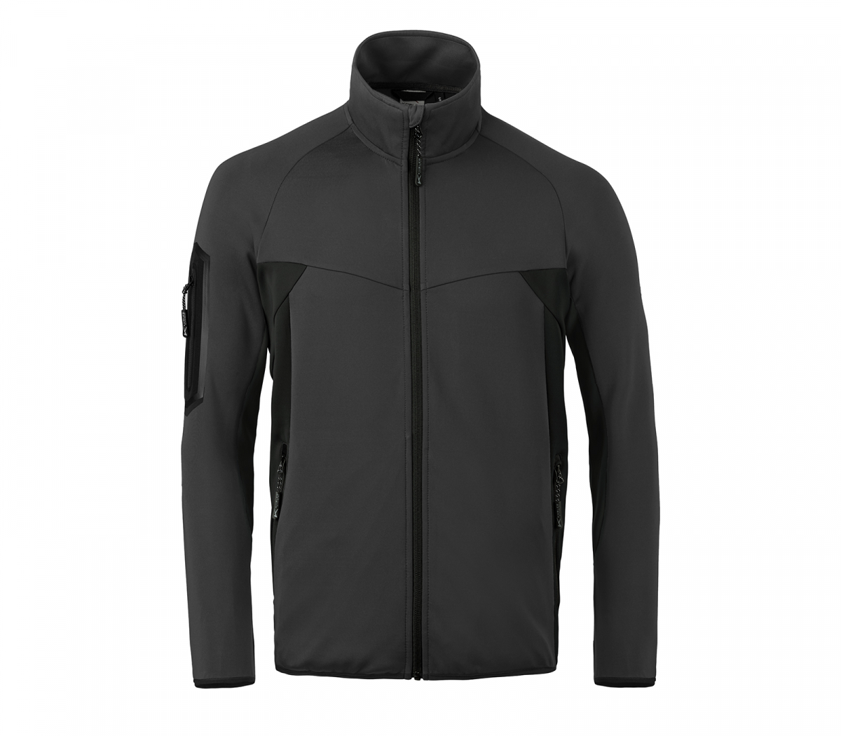 KÜBLER- Athletiq Stretchjacke, ca. 260g/m², anthrazit/ schwarz