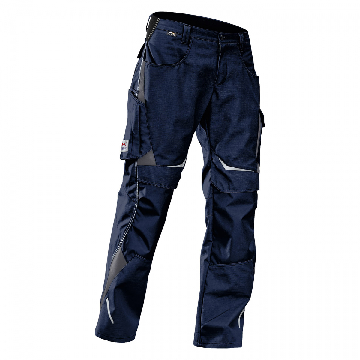 KBLER-Workwear, Pulsschlag-Arbeits-Berufs-Bund-Hose, ca. 260g/m, dunkelblau/anthrazit