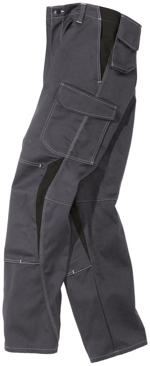 KÜBLER-Workwear, Image-Dress-Arbeits-Berufs-Bund-Hose, ca. 320g/m², anthrazit/schwarz