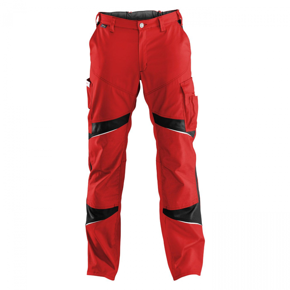 KÜBLER-Workwear, Activiq-Bundhose, High, ca. 270g/m², mittelrot/schwarz