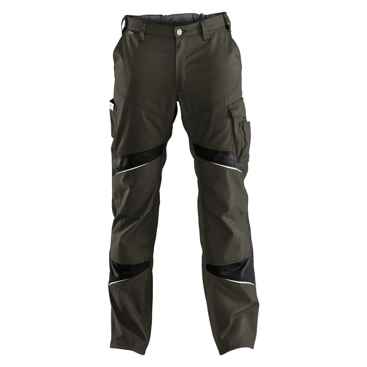 KÜBLER-Workwear, Activiq-Arbeits-Berufs-Bund-Hose, High, ca. 270g/m², oliv/schwarz