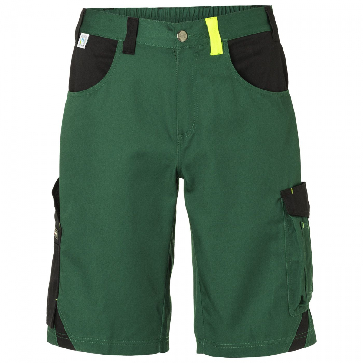 KÜBLER PULSE ECO Shorts, 240 g/m², moosgrün/schwarz