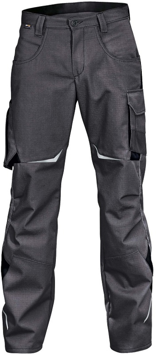 KBLER-Workwear, Arbeits-Berufs-Bund-Hose, Low,PULSSCHLAG anthrazit/schwarz