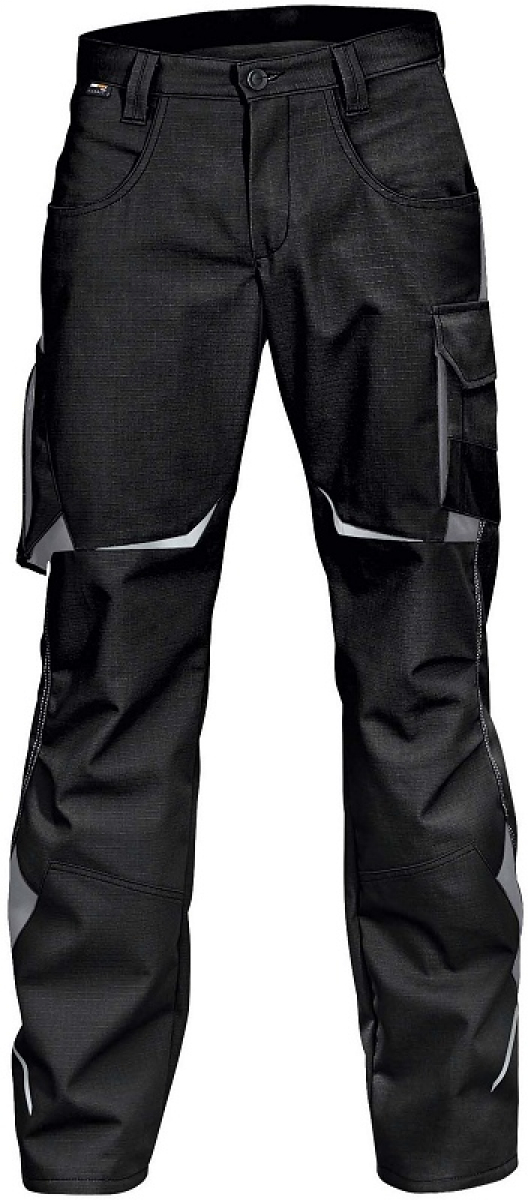 KÜBLER-Workwear, Arbeits-Berufs-Bund-Hose, Low,PULSSCHLAG schwarz/anthrazit