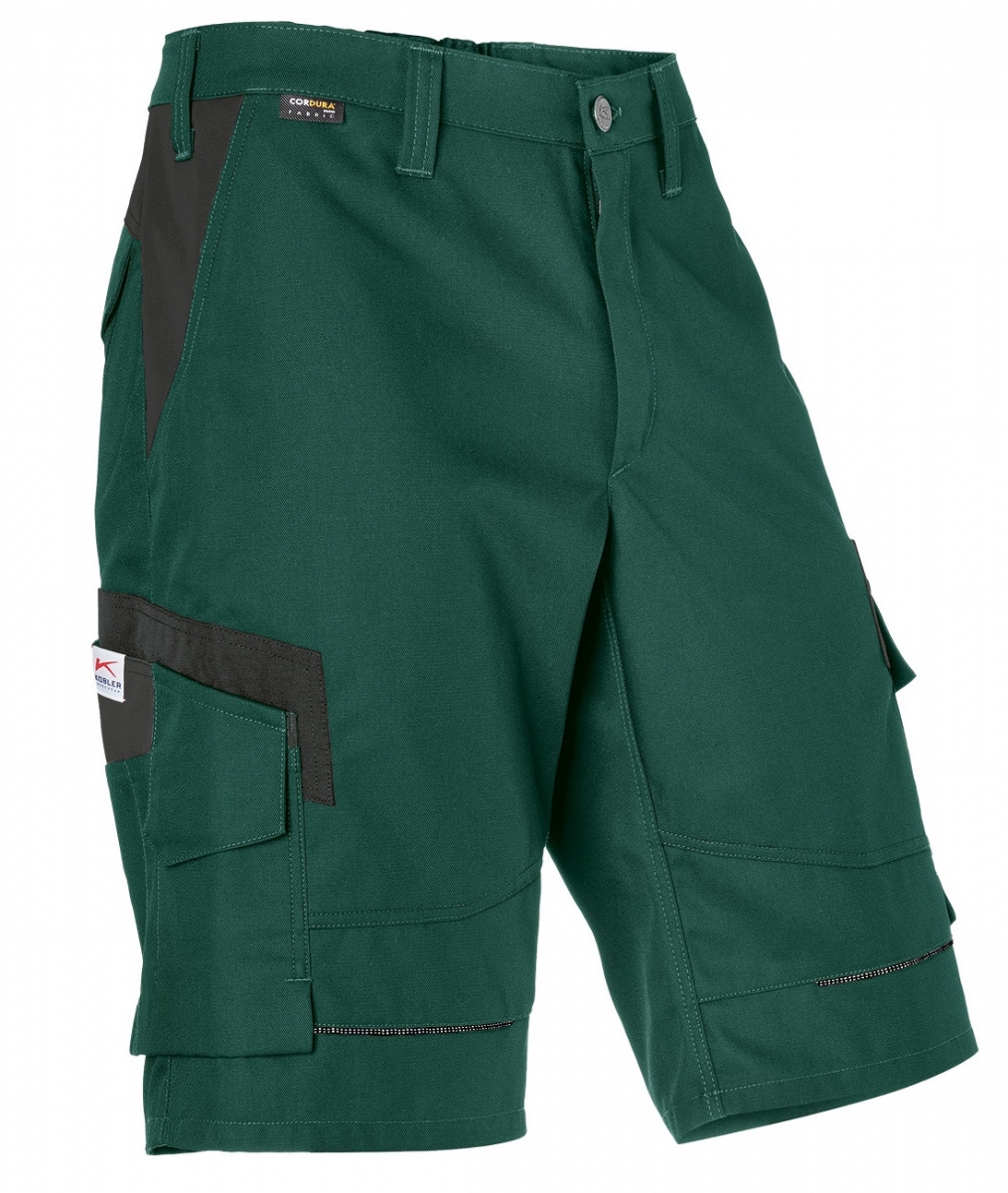 KBLER-Workwear, Shorts, Innovatiq, 295 g/m, moosgrn/schwarz