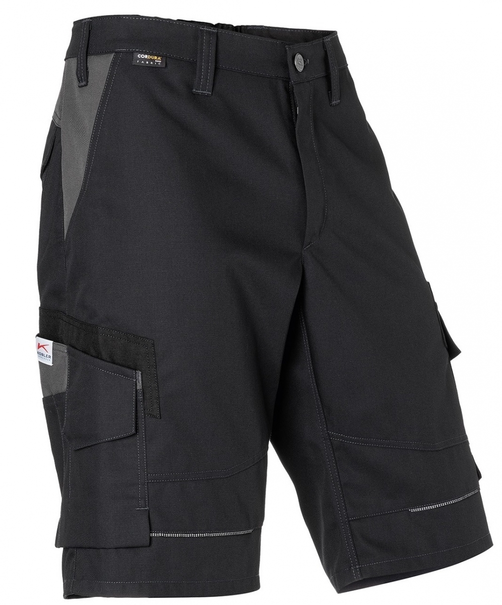 KBLER-Workwear, Shorts, Innovatiq, 295 g/m, schwarz/anthrazit