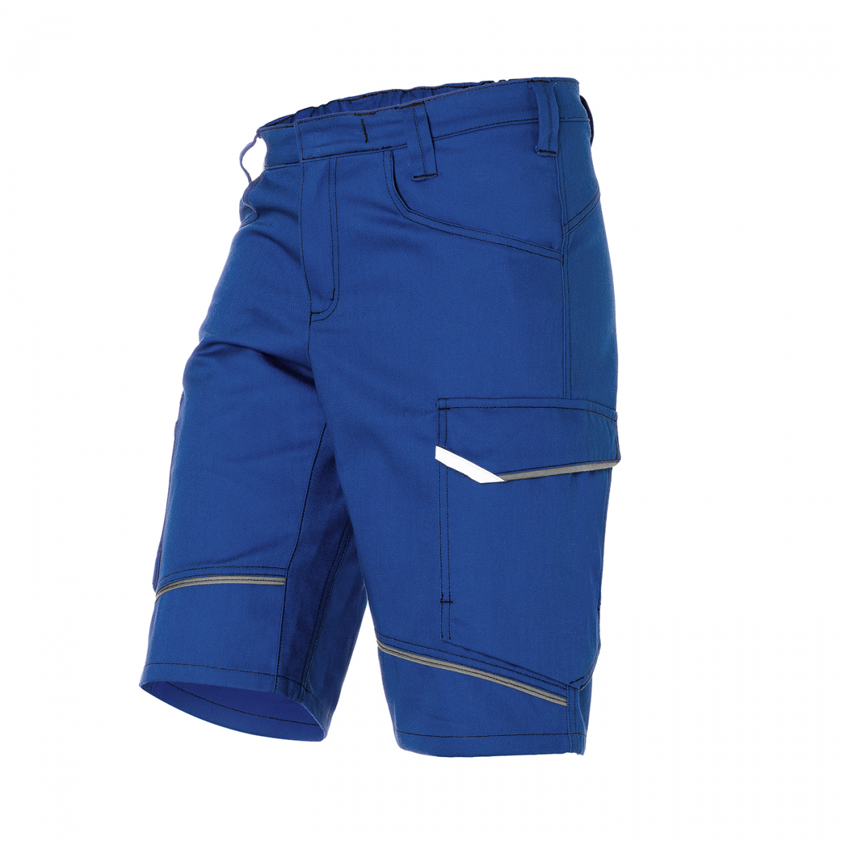 KÜBLER ICONIQ cotton Shorts, kornblau/ schwarz