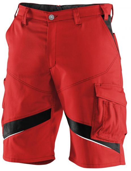 KBLER-Workwear, Activiq-Shorts, ca. 270g/m, mittelrot/schwarz