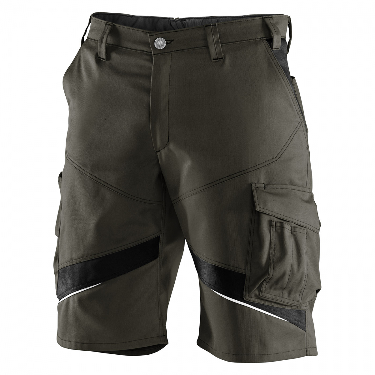 KBLER-Workwear, Activiq-Arbeits-Berufs-Shorts, ca. 270g/m, oliv/schwarz