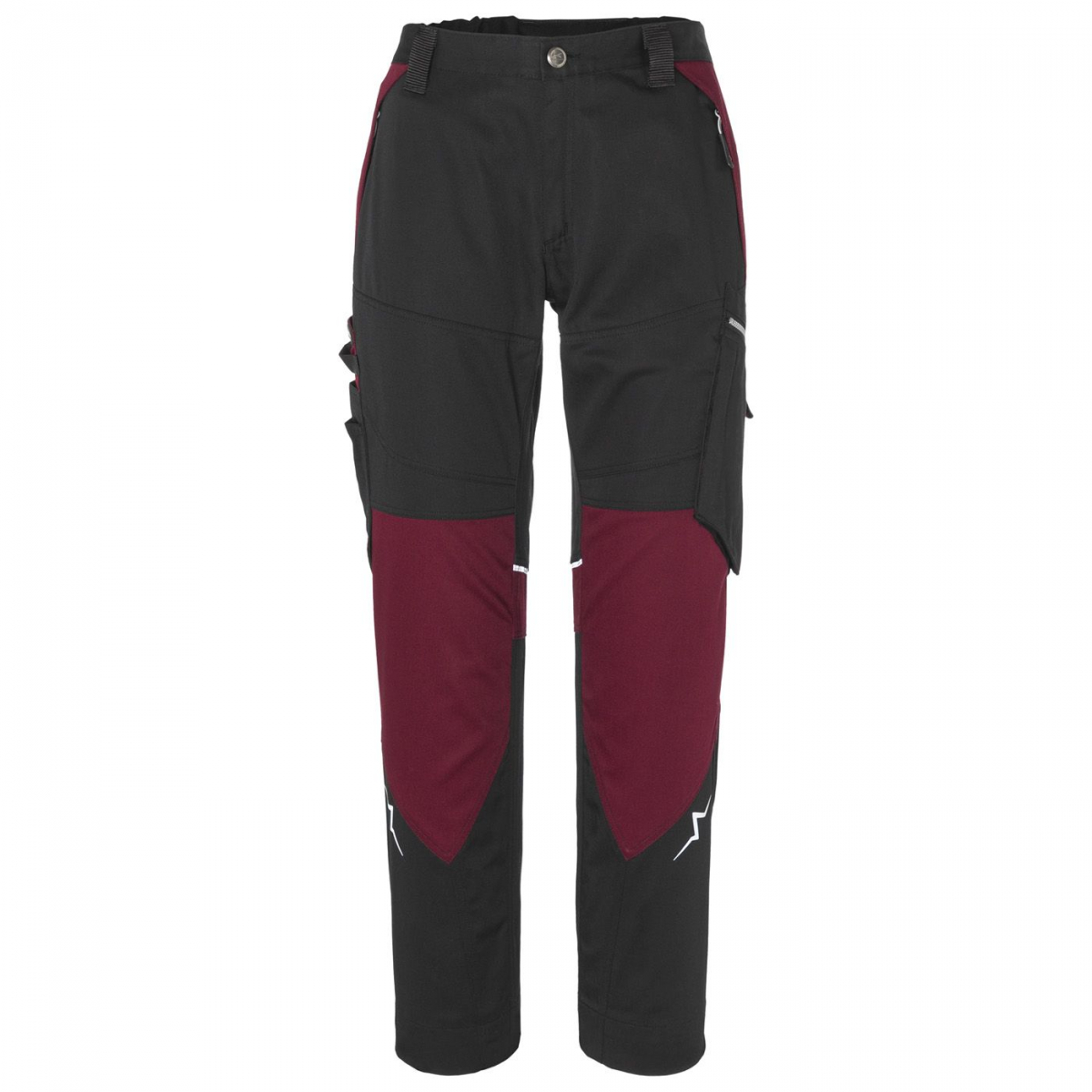 KÜBLER-PULSE WOMAN Bundhose, ca. 285g/m², schwarz/bordeaux