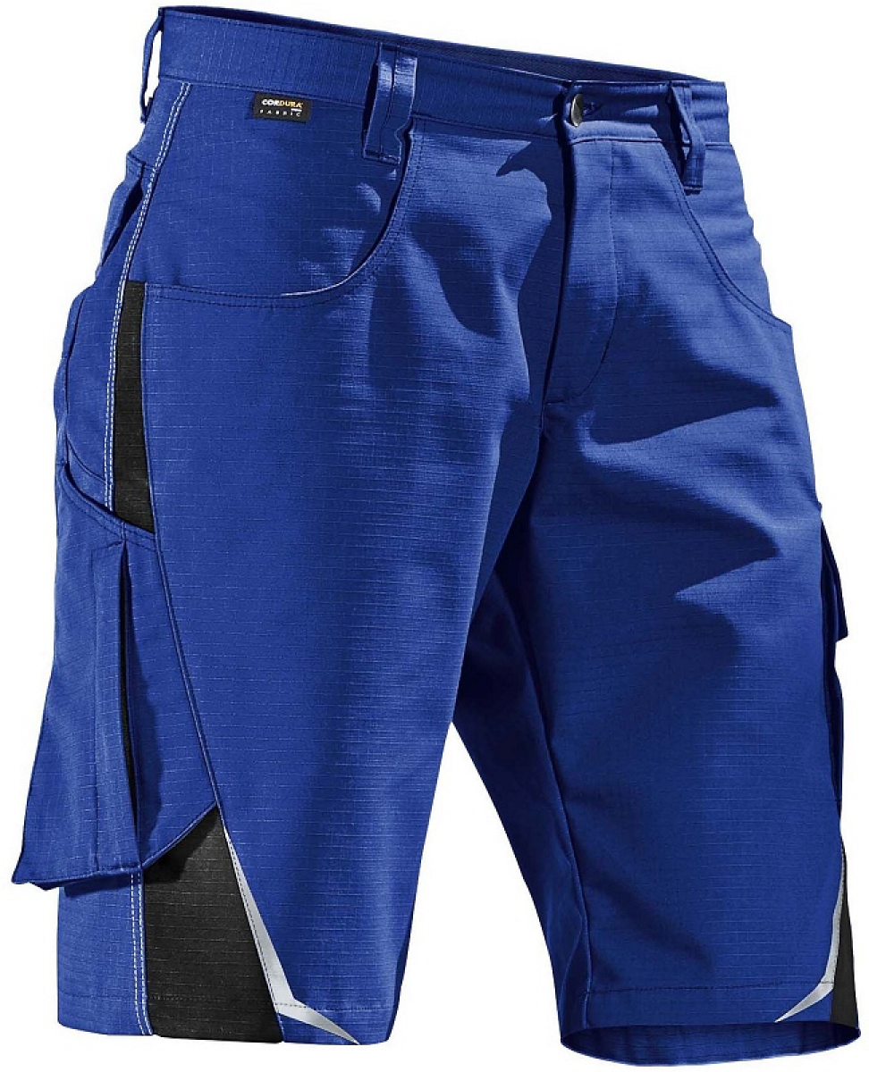 KÜBLER-Workwear, Arbeits-Berufs-Shorts PULSSCHLAG kornblau/schwarz