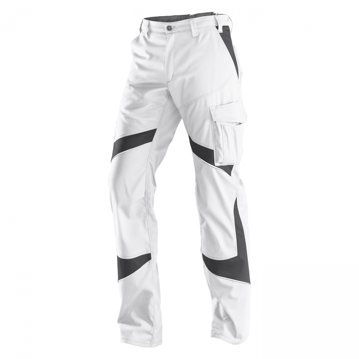 KÜBLER-Workwear, Activiq-Damenbundhose, ca. 270g/m², weiß/anthrazit