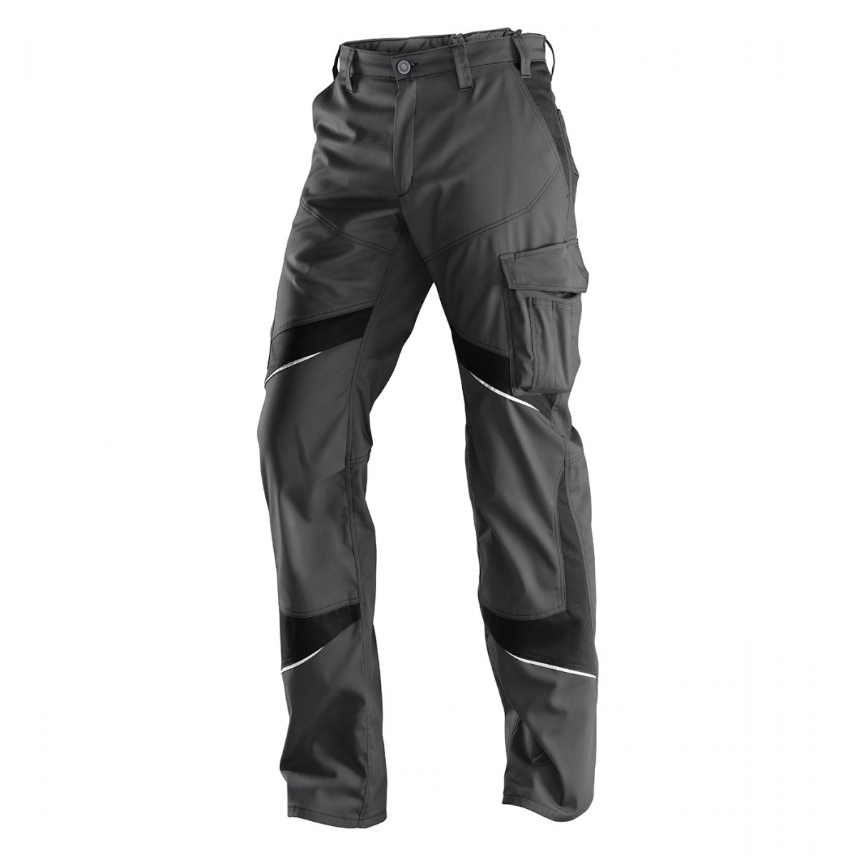 KBLER-Workwear, Activiq-Damenbundhose, ca. 270g/m, anthrazit/schwarz