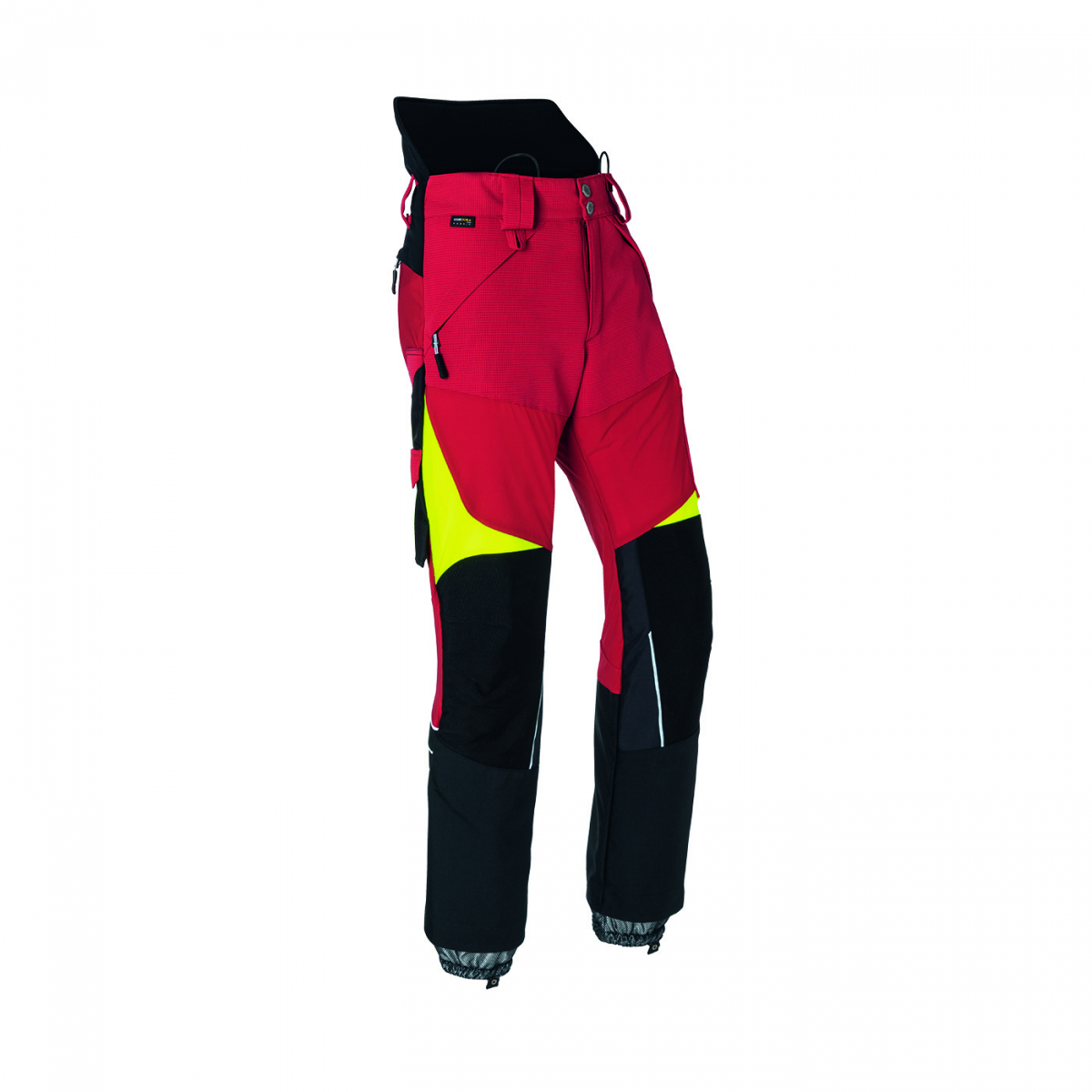 KBLER FOREST Schnittschutzhose Pro PSA 3, rot/warngelb