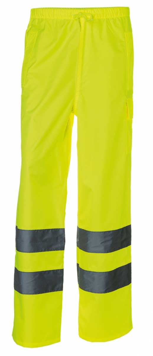 KÜBLER-Warnschutz, REFLECTIQ Regenhose, PSA 2, ca.200g/m², warngelb