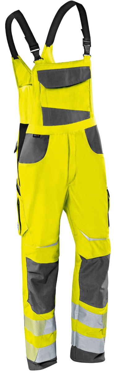 KÜBLER-Warnschutz, REFLECTIQ Latzhose, warngelb / anthrazit