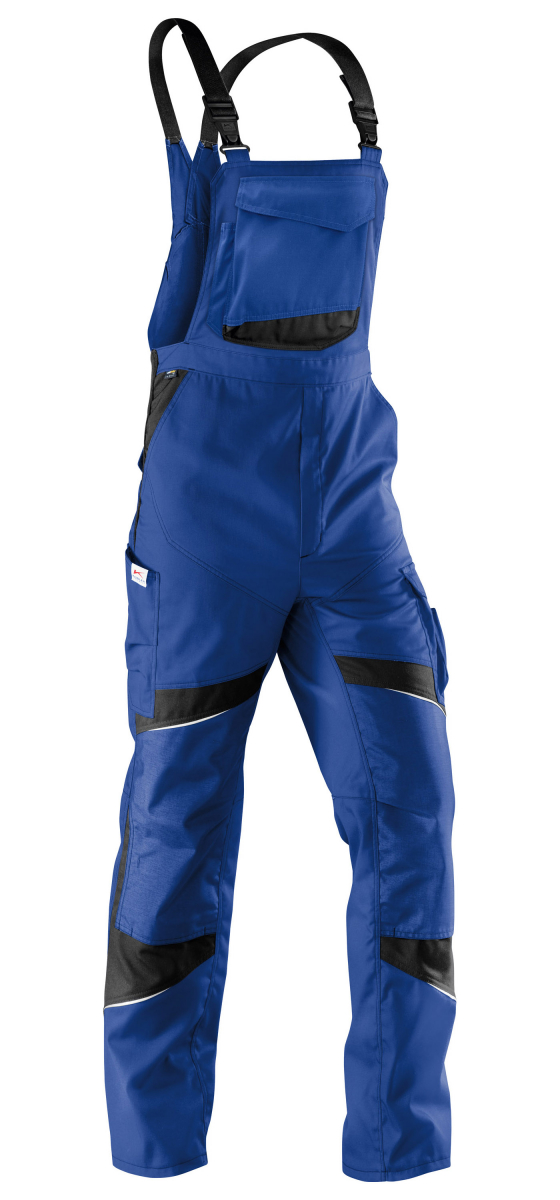 KBLER-Workwear, Activiq-Arbeits-Berufs-Latz-Hose, ca. 270g/m, kbl.-blau/schwarz