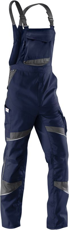 KBLER-Workwear, Activiq-Arbeits-Berufs-Latz-Hose, ca. 270g/m, dkl.-blau/anthrazit