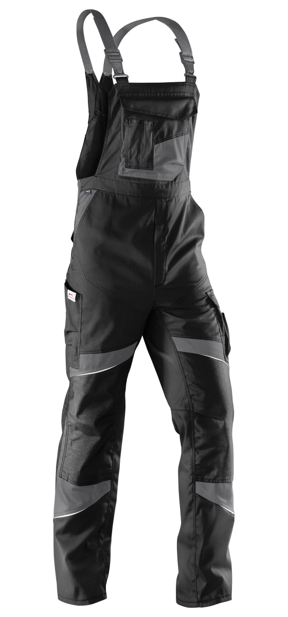 KÜBLER-Workwear, Activiq-Latzhose, ca. 270g/m², schwarz/anthrazit