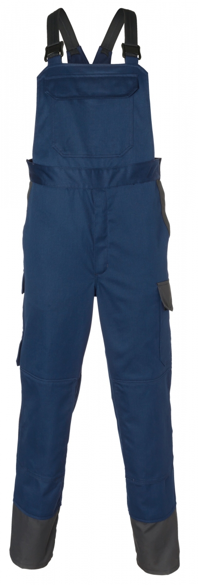 KBLER-Workwear, Latzhose arc1, Protectiq, ca. 320g/m, dunkelblau/anthrazit