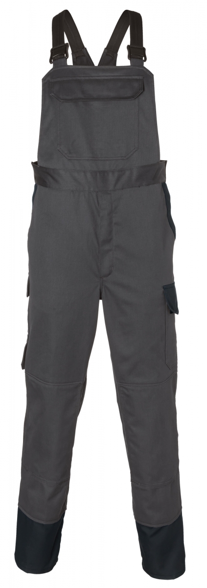 KBLER-Workwear, Latzhose arc1, Protectiq, ca. 320g/m, anthrazit/schwarz