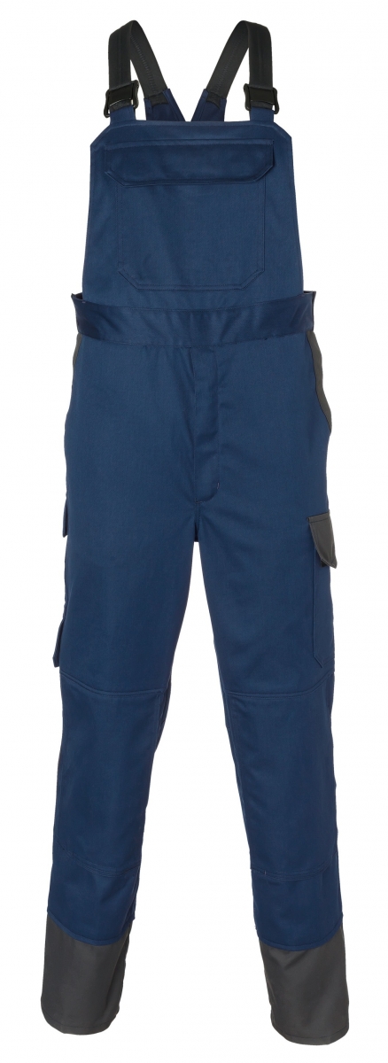 KBLER-Workwear, Latzhose arc2, Protectiq, ca. 320g/m, dunkelblau/anthrazit