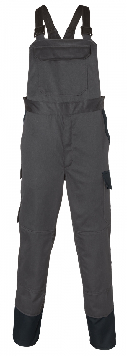 KBLER-Workwear, Latzhose arc2, Protectiq, ca. 320g/m, anthrazit/schwarz