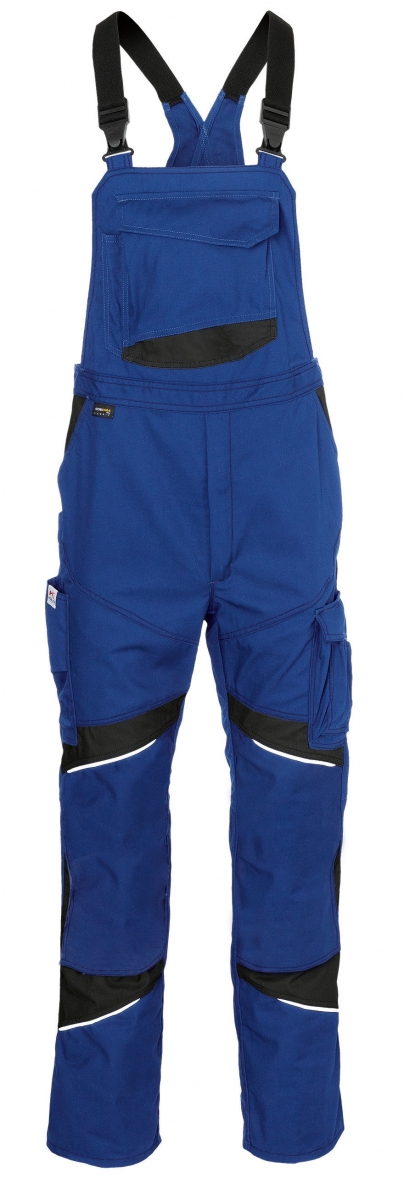 KBLER-Workwear, Activiq Cotton+, Latzhose, ca. 305g/m,  kbl.blau/schwarz