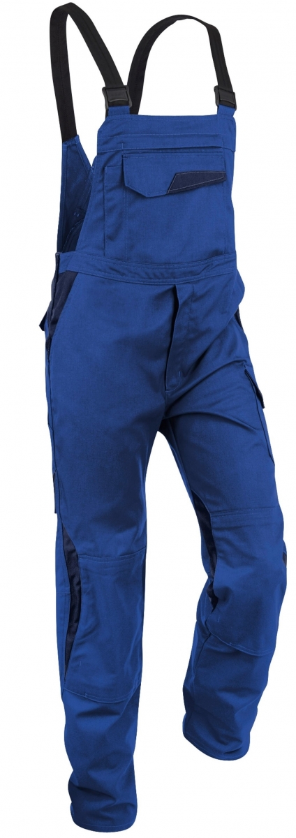 KBLER-Workwear, Vita cotton+  Latzhose, ca. 305g/m, kbl.blau/dunkelblau