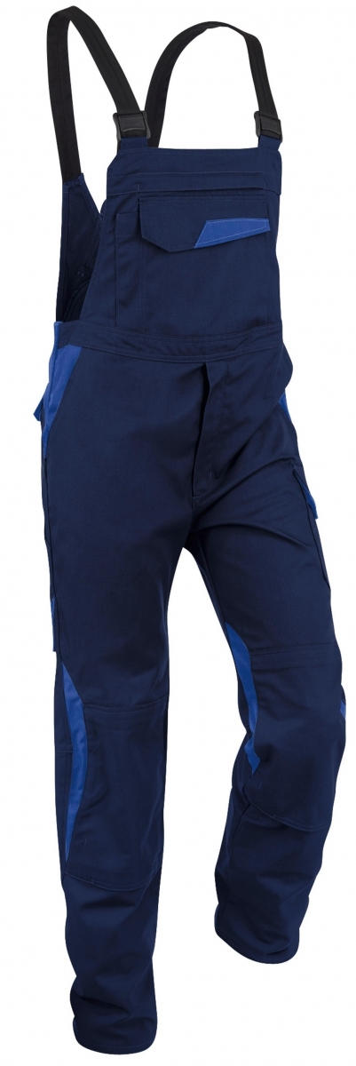 KBLER-Workwear, Vita cotton+  Latzhose, ca. 305g/m, dunkelblau/kbl.blau